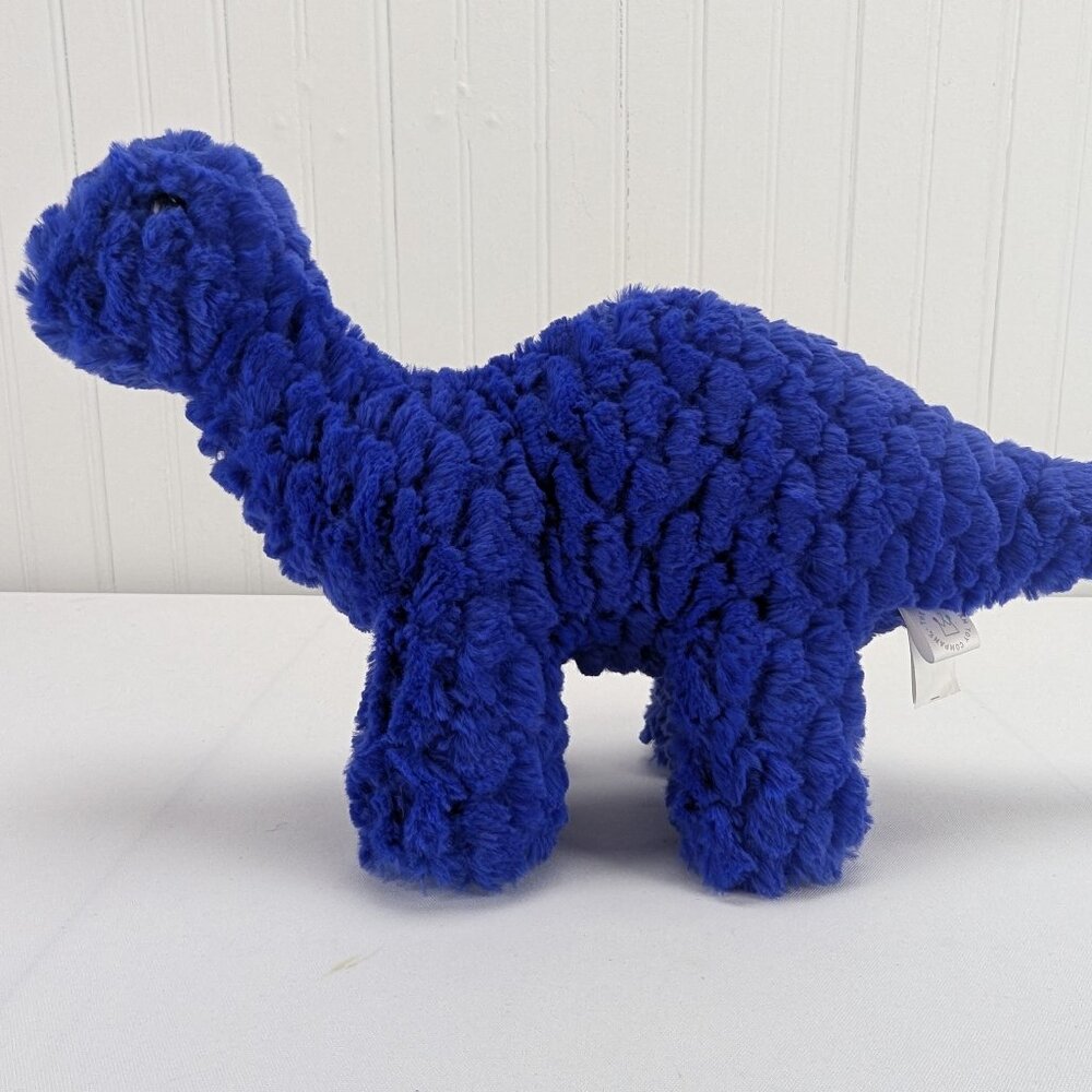 Manhattan Toy Company Blue Brontosaurus Dinosaur Plush 15" Stuffed Animal 2015
